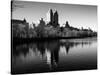 Central Park Reservoir-Philippe Hugonnard-Stretched Canvas