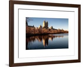 Central Park Reservoir-Philippe Hugonnard-Framed Art Print