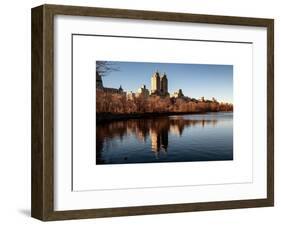 Central Park Reservoir-Philippe Hugonnard-Framed Art Print