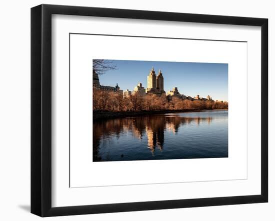 Central Park Reservoir-Philippe Hugonnard-Framed Art Print