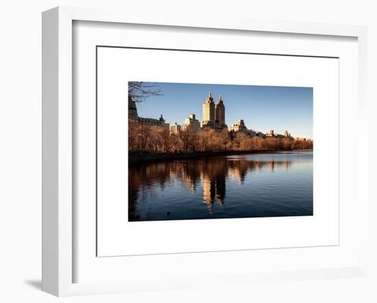 Central Park Reservoir-Philippe Hugonnard-Framed Art Print