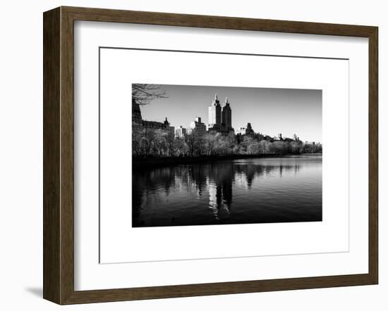 Central Park Reservoir-Philippe Hugonnard-Framed Art Print