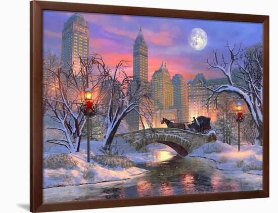 Central Park Ride-Dominic Davison-Framed Art Print