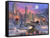 Central Park Ride-Dominic Davison-Framed Stretched Canvas