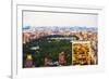 Central Park Scape - In the Style of Oil Painting-Philippe Hugonnard-Framed Giclee Print