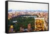 Central Park Scape - In the Style of Oil Painting-Philippe Hugonnard-Framed Stretched Canvas