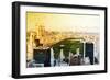 Central Park Skyline II - In the Style of Oil Painting-Philippe Hugonnard-Framed Giclee Print