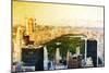 Central Park Skyline II - In the Style of Oil Painting-Philippe Hugonnard-Mounted Giclee Print