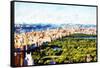 Central Park Skyline III - In the Style of Oil Painting-Philippe Hugonnard-Framed Stretched Canvas