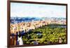 Central Park Skyline III - In the Style of Oil Painting-Philippe Hugonnard-Framed Giclee Print