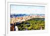 Central Park Skyline III - In the Style of Oil Painting-Philippe Hugonnard-Framed Giclee Print
