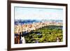 Central Park Skyline III - In the Style of Oil Painting-Philippe Hugonnard-Framed Giclee Print