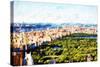 Central Park Skyline III - In the Style of Oil Painting-Philippe Hugonnard-Stretched Canvas