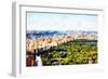 Central Park Skyline III - In the Style of Oil Painting-Philippe Hugonnard-Framed Giclee Print