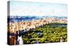 Central Park Skyline III - In the Style of Oil Painting-Philippe Hugonnard-Stretched Canvas