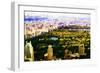 Central Park Skyline V - In the Style of Oil Painting-Philippe Hugonnard-Framed Giclee Print