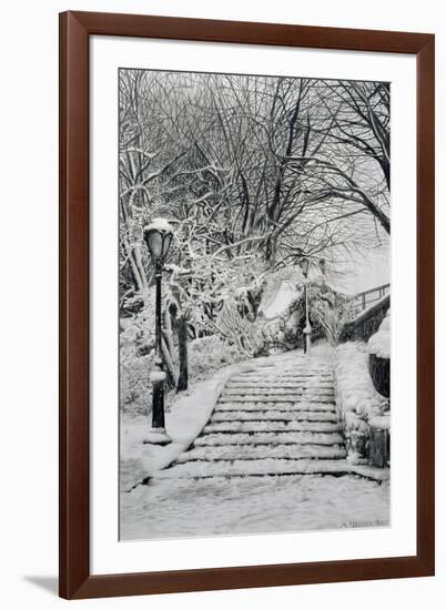 Central Park Snow, 1998-Max Ferguson-Framed Giclee Print