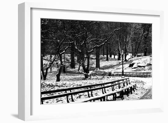 Central Park Snow-Jeff Pica-Framed Photographic Print