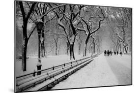 Central Park Snow-Bill Carson Photography-Mounted Photographic Print