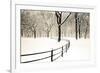 Central Park Snow-Andrew Geiger-Framed Art Print