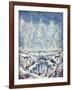 Central Park Snow-Bill Bell-Framed Giclee Print