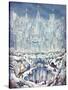 Central Park Snow-Bill Bell-Stretched Canvas