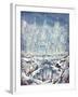 Central Park Snow-Bill Bell-Framed Giclee Print