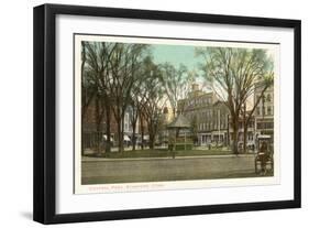 Central Park, Stamford, Connecticut-null-Framed Art Print