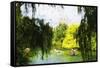 Central Park Summer II - In the Style of Oil Painting-Philippe Hugonnard-Framed Stretched Canvas