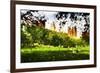 Central Park Summer - In the Style of Oil Painting-Philippe Hugonnard-Framed Giclee Print