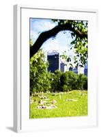 Central Park Summer IV- In the Style of Oil Painting-Philippe Hugonnard-Framed Giclee Print