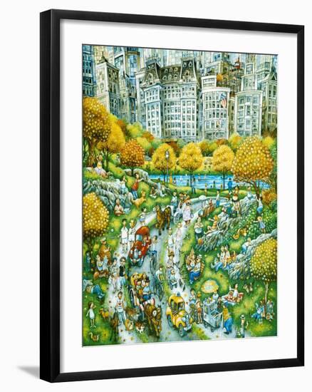 Central Park Sunday-Bill Bell-Framed Giclee Print