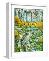 Central Park Sunday-Bill Bell-Framed Giclee Print