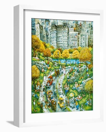 Central Park Sunday-Bill Bell-Framed Giclee Print