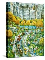 Central Park Sunday-Bill Bell-Stretched Canvas