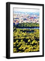 Central Park Sunset II - In the Style of Oil Painting-Philippe Hugonnard-Framed Giclee Print