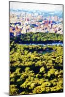 Central Park Sunset II - In the Style of Oil Painting-Philippe Hugonnard-Mounted Giclee Print