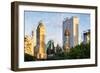 Central Park Sunset III - In the Style of Oil Painting-Philippe Hugonnard-Framed Giclee Print