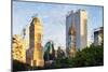 Central Park Sunset III - In the Style of Oil Painting-Philippe Hugonnard-Mounted Giclee Print