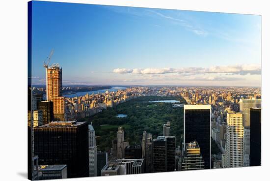 Central Park - Sunset - Manhattan - New York City - United States-Philippe Hugonnard-Stretched Canvas