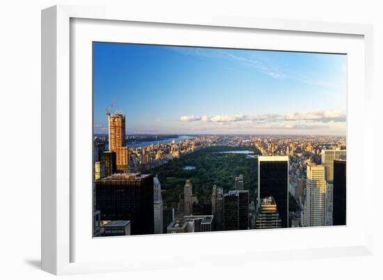 Central Park - Sunset - Manhattan - New York City - United States-Philippe Hugonnard-Framed Photographic Print