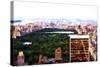 Central Park Sunset-Philippe Hugonnard-Stretched Canvas