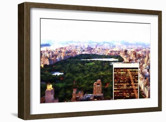 Central Park Sunset-Philippe Hugonnard-Framed Giclee Print