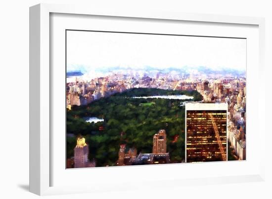 Central Park Sunset-Philippe Hugonnard-Framed Giclee Print