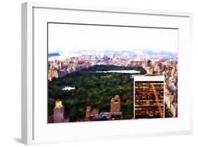 Central Park Sunset-Philippe Hugonnard-Framed Giclee Print