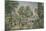 Central Park, The Drive, Currier & Ives, pub. 1862-null-Mounted Giclee Print