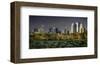 Central Park the View Downtown-null-Framed Art Print