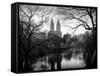 Central Park View in Winter-Philippe Hugonnard-Framed Stretched Canvas