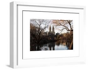 Central Park View in Winter-Philippe Hugonnard-Framed Art Print