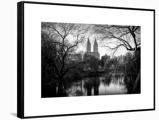 Central Park View in Winter-Philippe Hugonnard-Framed Stretched Canvas